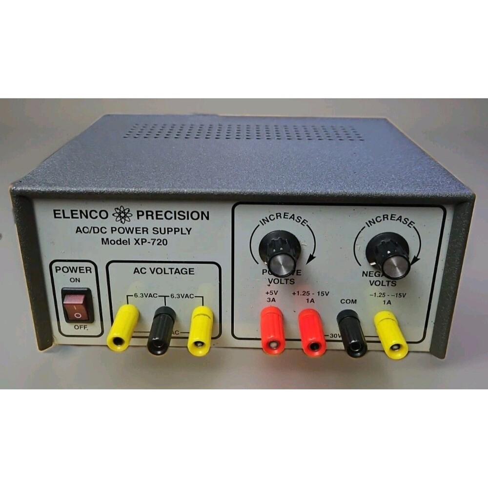 Elenco Precision XP-750 Adjustable Power Supply Tested Open Box